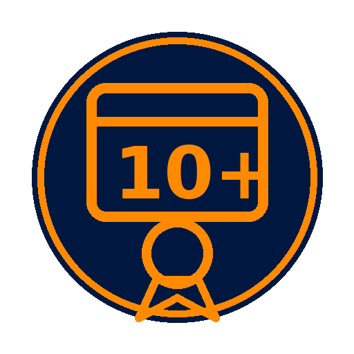 Over 10 years of experience icon